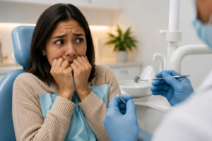 como lidar com o medo de dentista