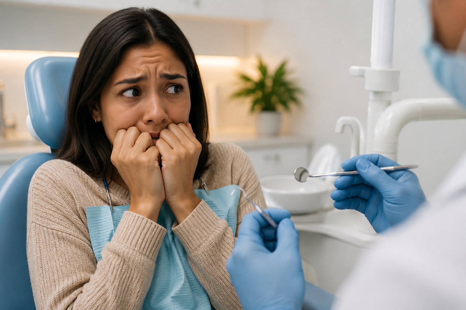 como lidar com o medo de dentista